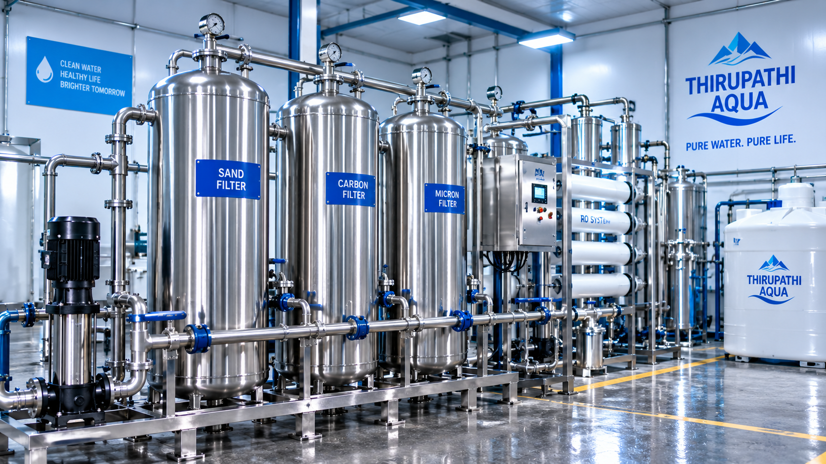 THIRUPATHI AQUA water filtration equipment